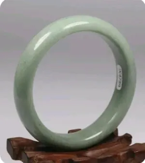 10% OFF- 59/60/61mm Certified Natural Jadeite Emerald Jade*A Handcarved Lucky Bracelet Bangle RF4789