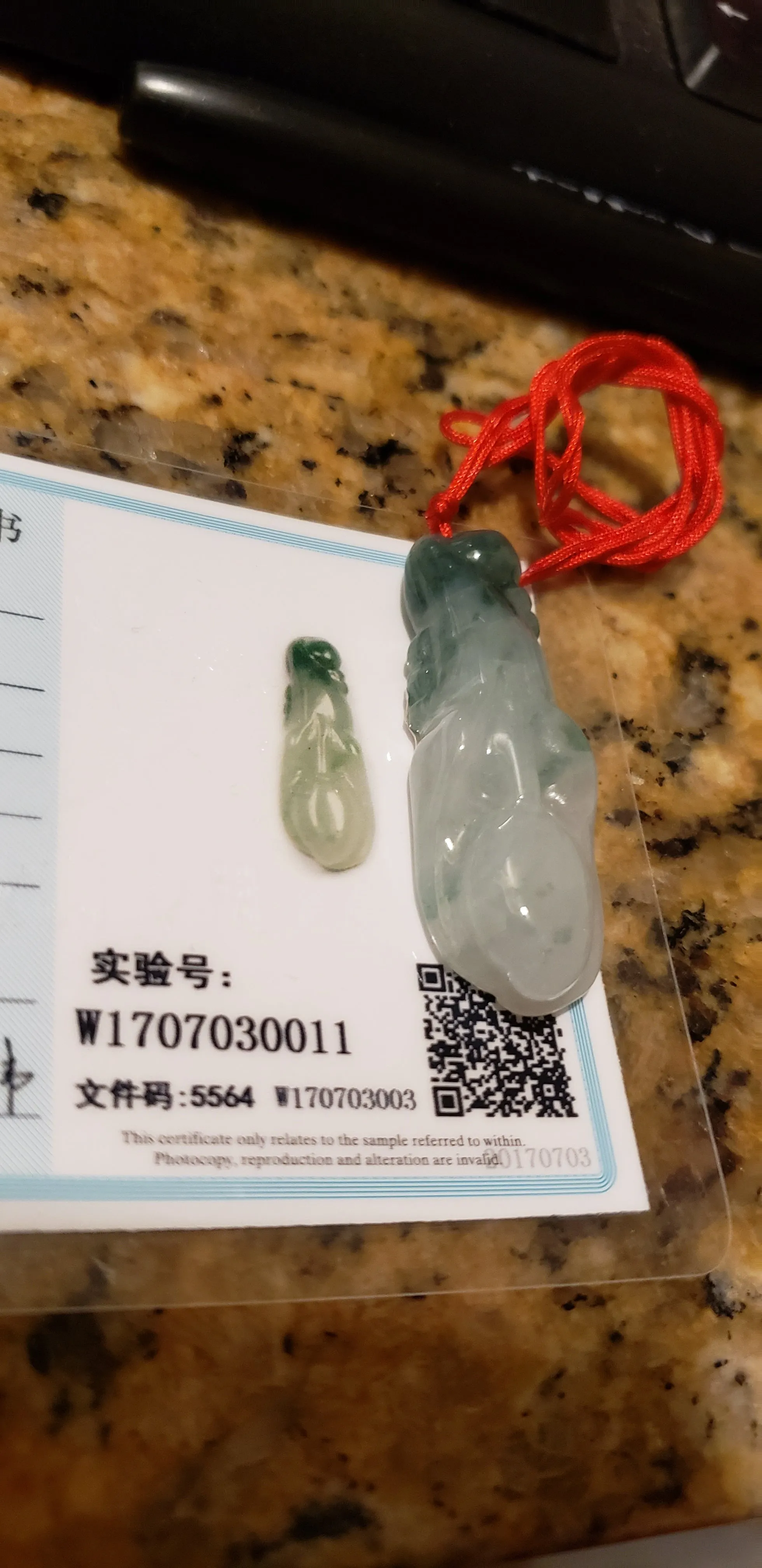 10% OFF- Certified Natural Jadeite Emerald A*Jade HandCarved Lucky Morning Glory Pendant W0011