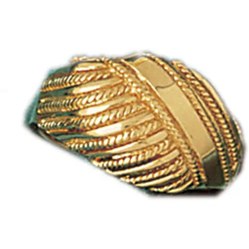 14k Yellow Gold Fashionable Pattern Ring
