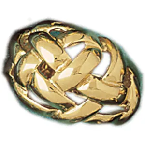 14k Yellow Gold Fashionable Pattern Ring
