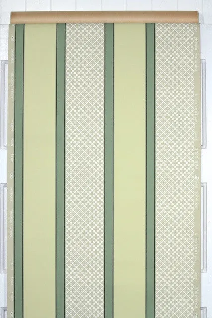 1950s Stripe Vintage Wallpaper