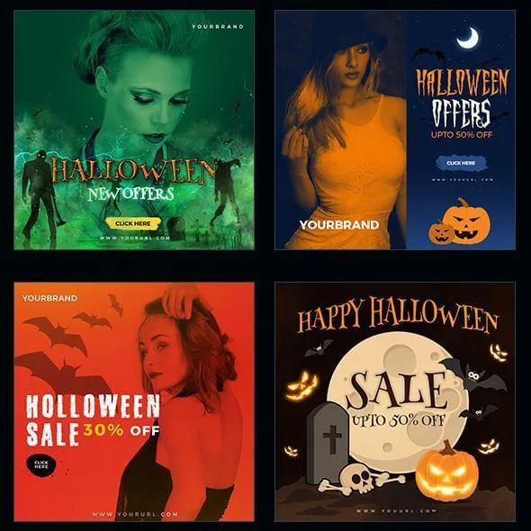 20 - Halloween Instagram Banners