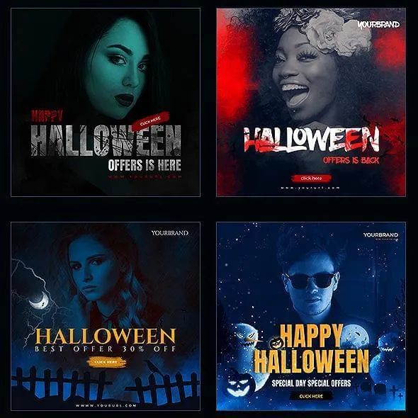 20 - Halloween Instagram Banners