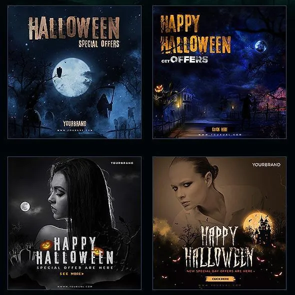 20 - Halloween Instagram Banners