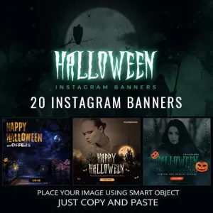 20 - Halloween Instagram Banners