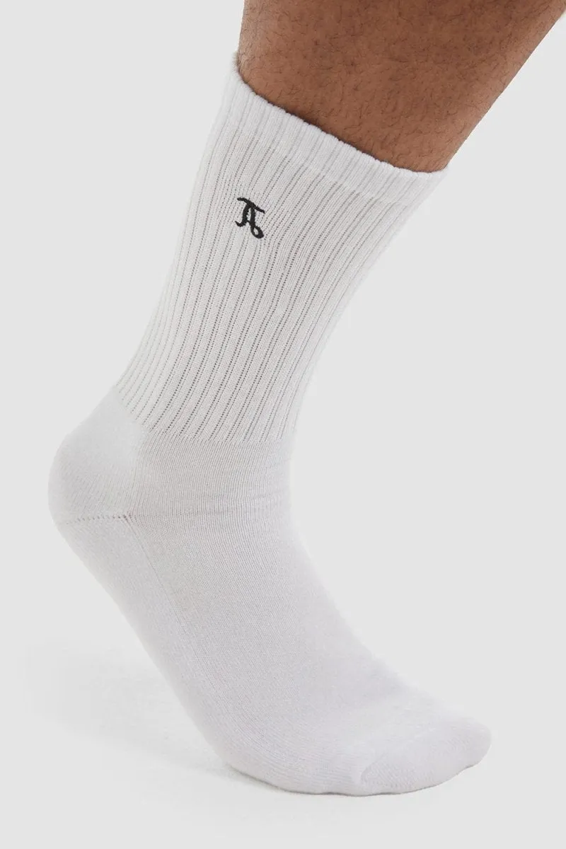 3 Pack Sports Socks in White