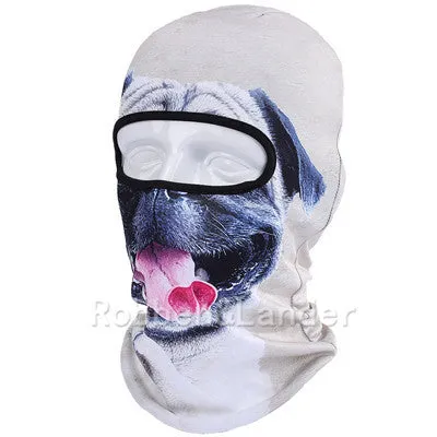 3D Cat Dog Animal Outdoor Motorcycle Skis Hats Balaclava Sports Cat Dog Full Mask