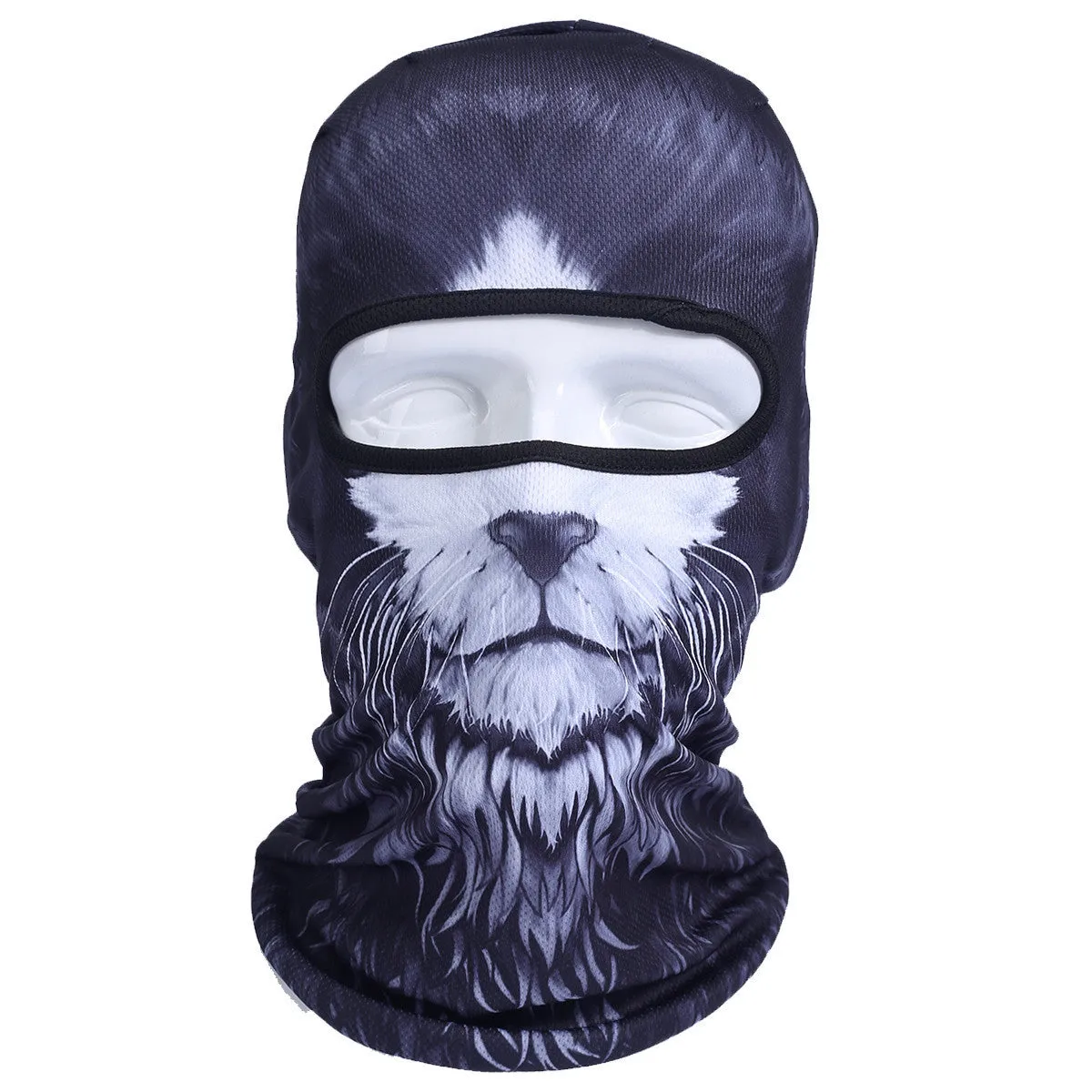 3D Cat Dog Animal Outdoor Motorcycle Skis Hats Balaclava Sports Cat Dog Full Mask