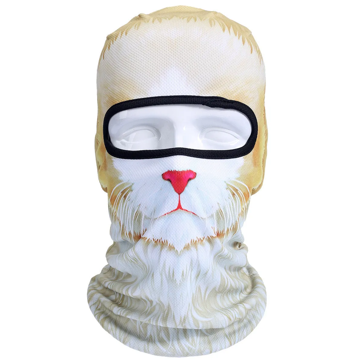 3D Cat Dog Animal Outdoor Motorcycle Skis Hats Balaclava Sports Cat Dog Full Mask