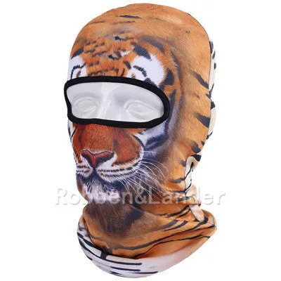 3D Cat Dog Animal Outdoor Motorcycle Skis Hats Balaclava Sports Cat Dog Full Mask