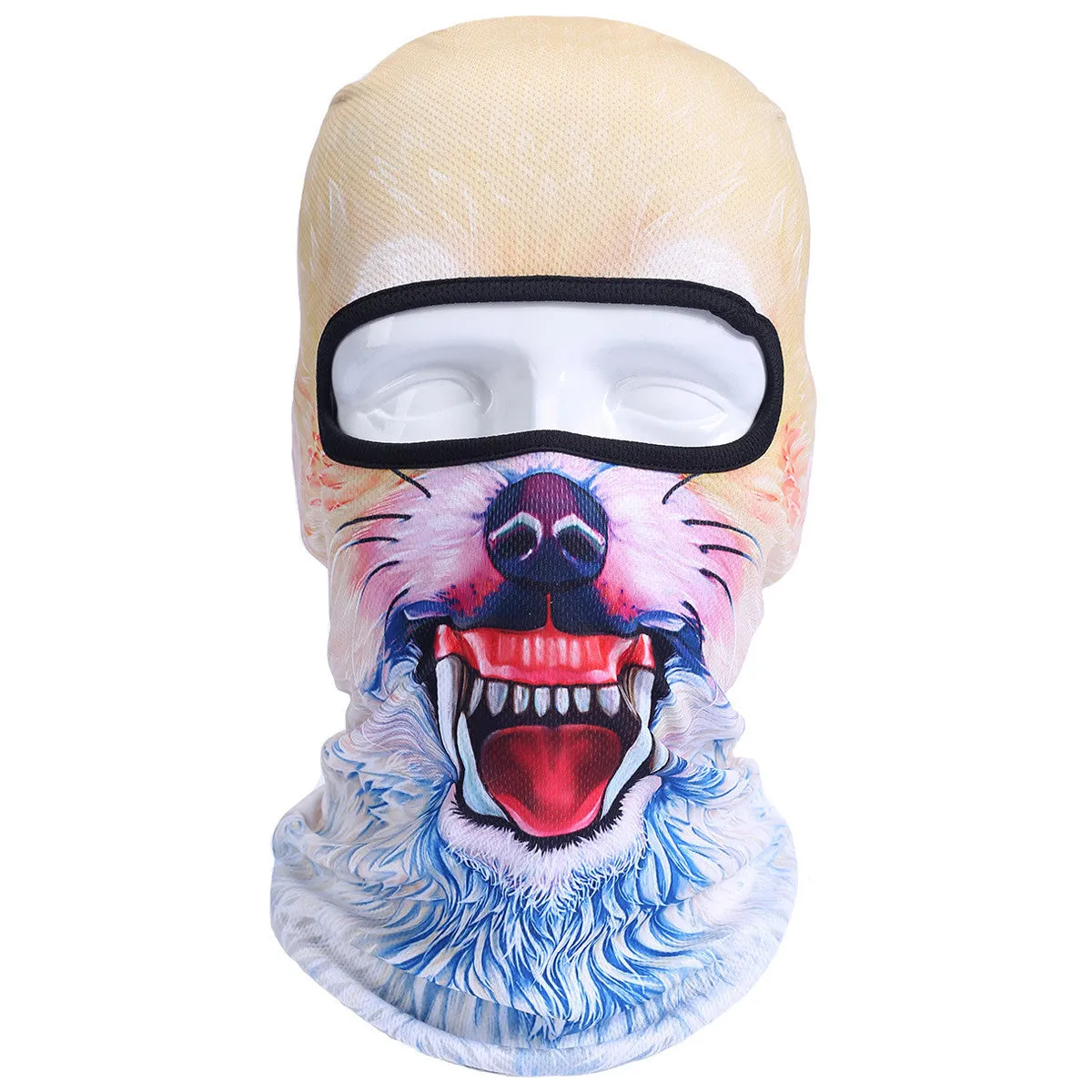 3D Cat Dog Animal Outdoor Motorcycle Skis Hats Balaclava Sports Cat Dog Full Mask