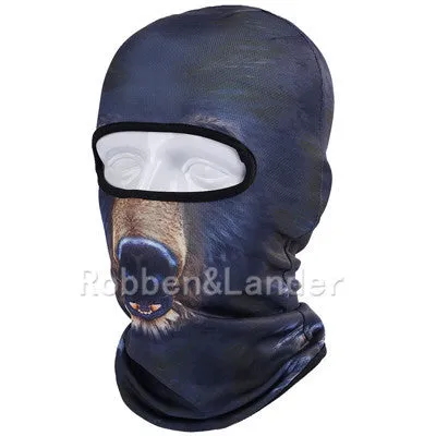 3D Cat Dog Animal Outdoor Motorcycle Skis Hats Balaclava Sports Cat Dog Full Mask