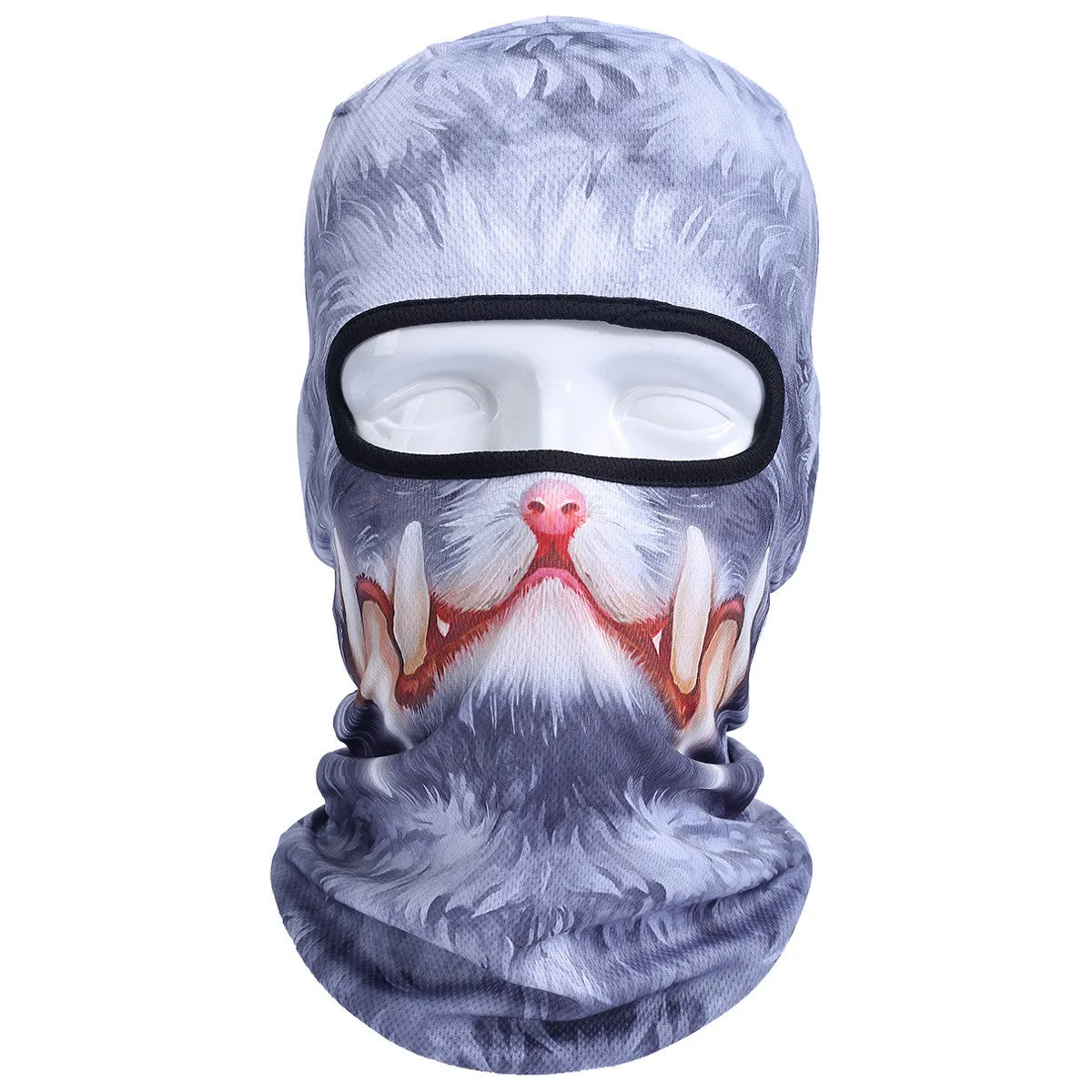 3D Cat Dog Animal Outdoor Motorcycle Skis Hats Balaclava Sports Cat Dog Full Mask