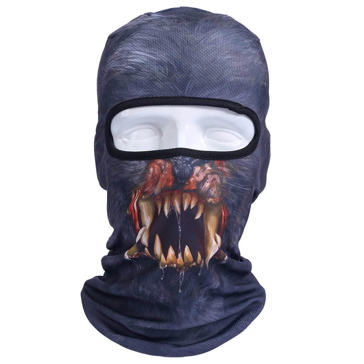 3D Cat Dog Animal Outdoor Motorcycle Skis Hats Balaclava Sports Cat Dog Full Mask