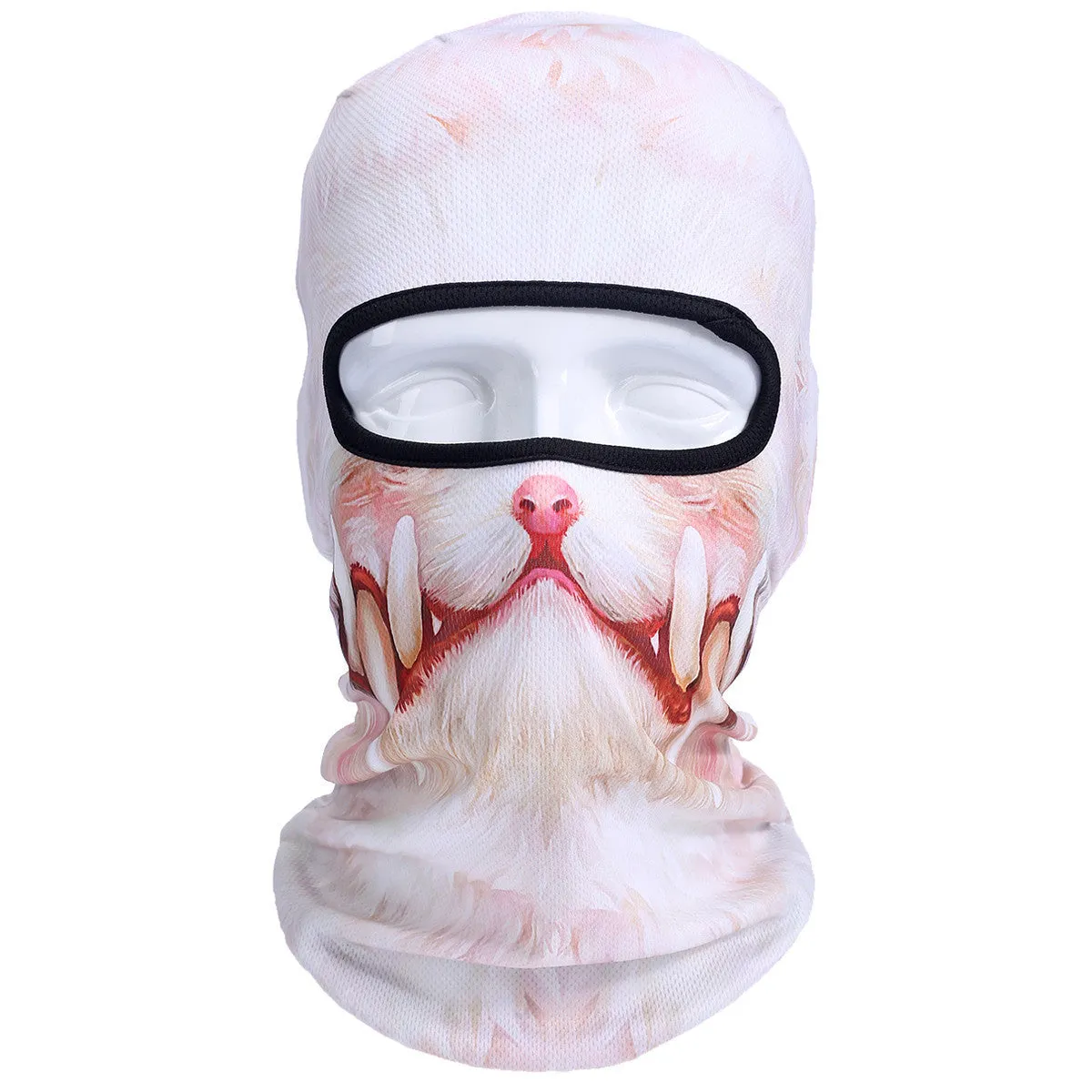 3D Cat Dog Animal Outdoor Motorcycle Skis Hats Balaclava Sports Cat Dog Full Mask