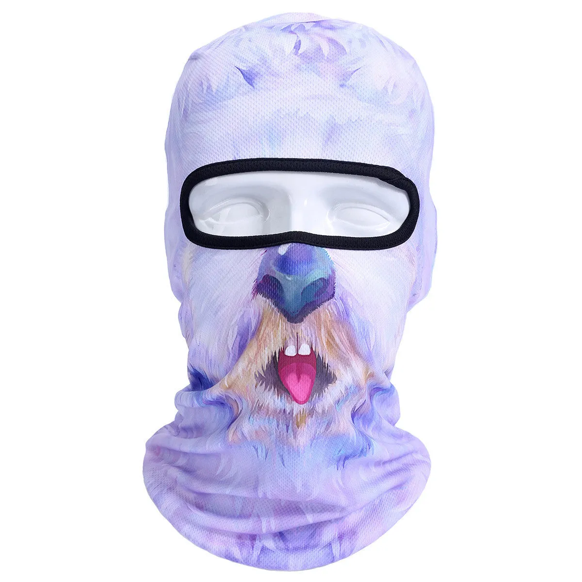 3D Cat Dog Animal Outdoor Motorcycle Skis Hats Balaclava Sports Cat Dog Full Mask