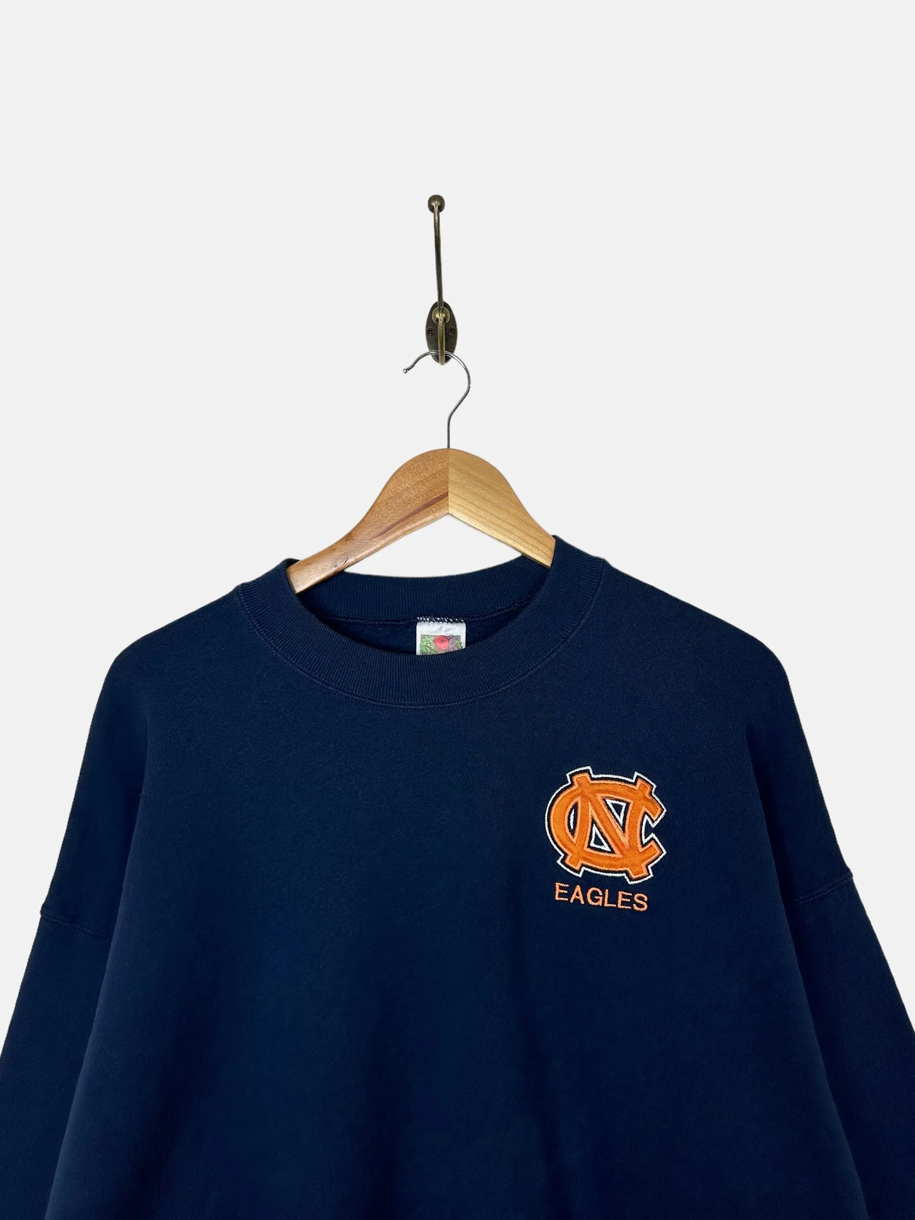 90's CN Eagles Embroidered Vintage Sweatshirt Size L-XL