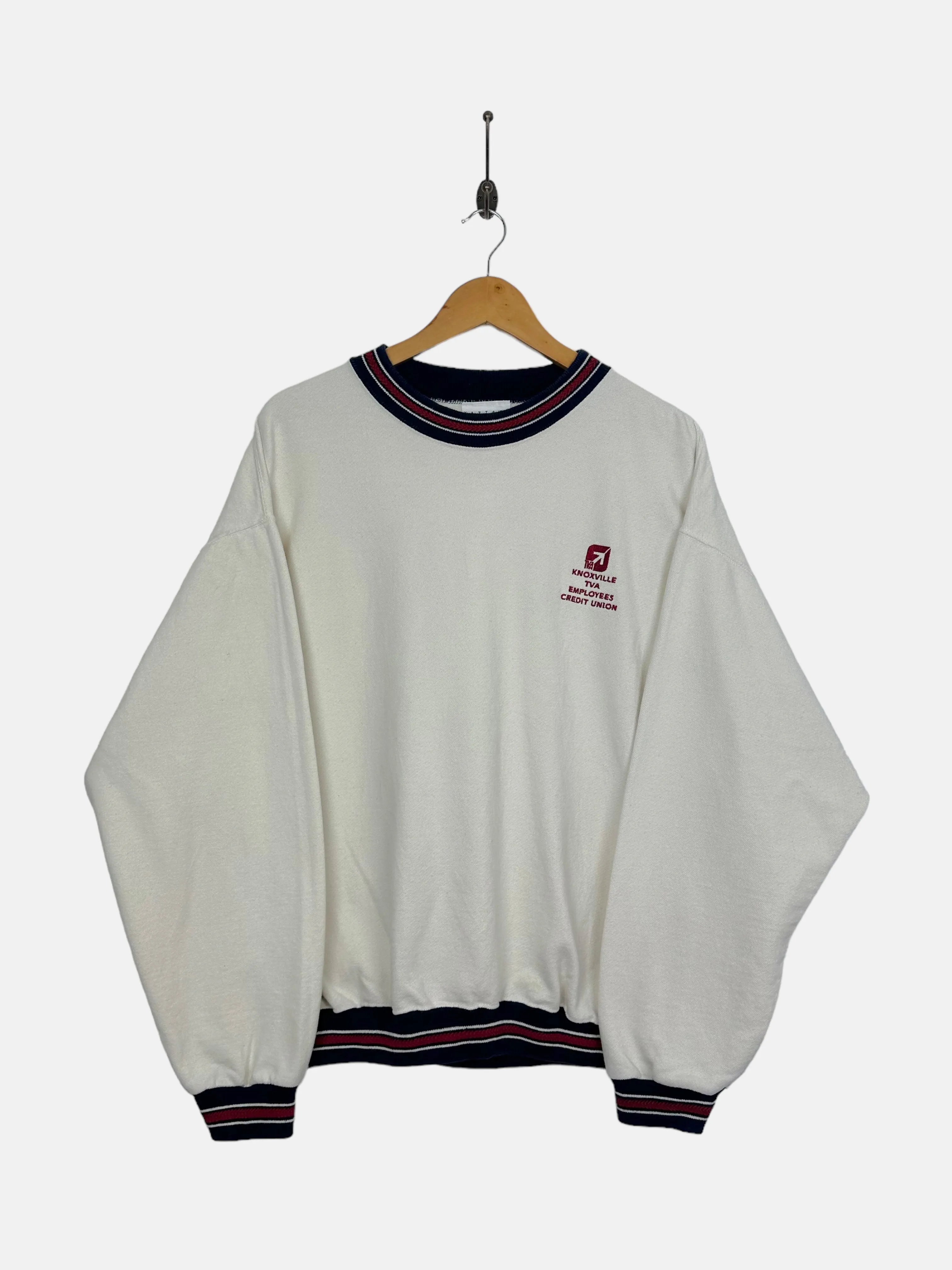 90's Knoxville TVA USA Made Embroidered Vintage Sweatshirt Size L-XL
