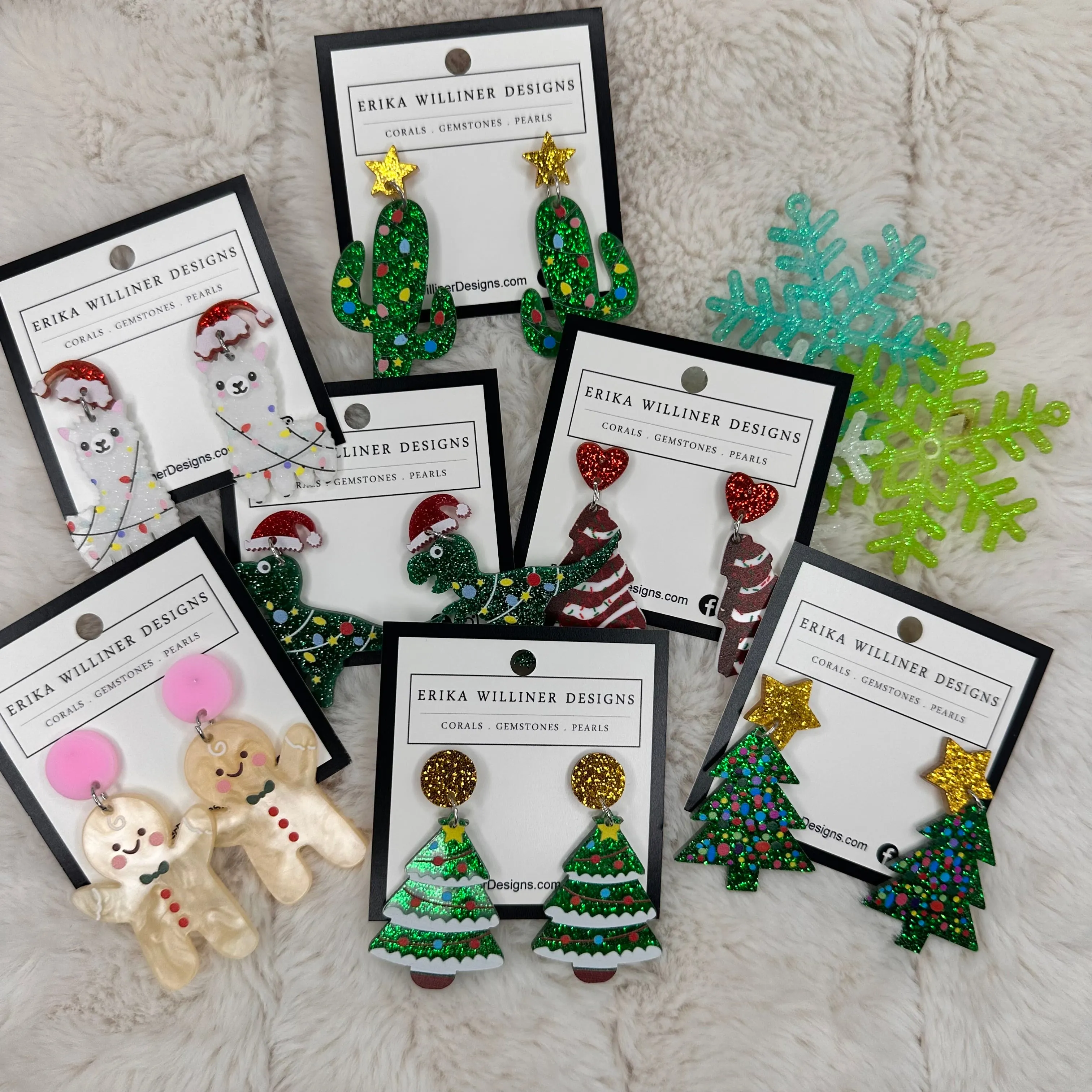 Acrylic Holiday Collection | Erika Williner Designs