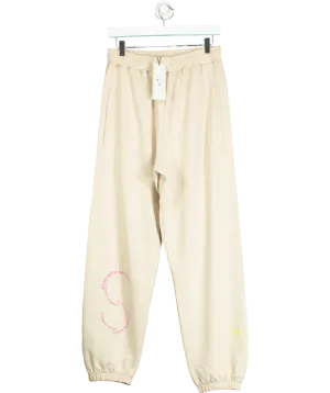 Adidas by Stella Mccartney Beige Printed Tracksuit Bottoms UK M