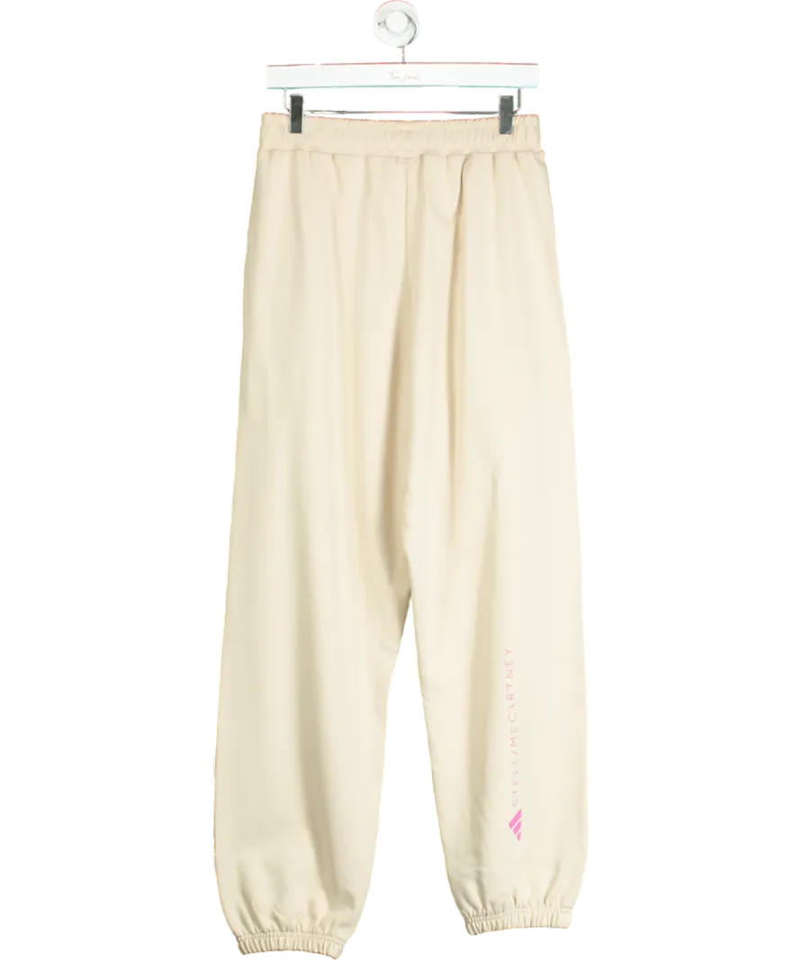 Adidas by Stella Mccartney Beige Printed Tracksuit Bottoms UK M