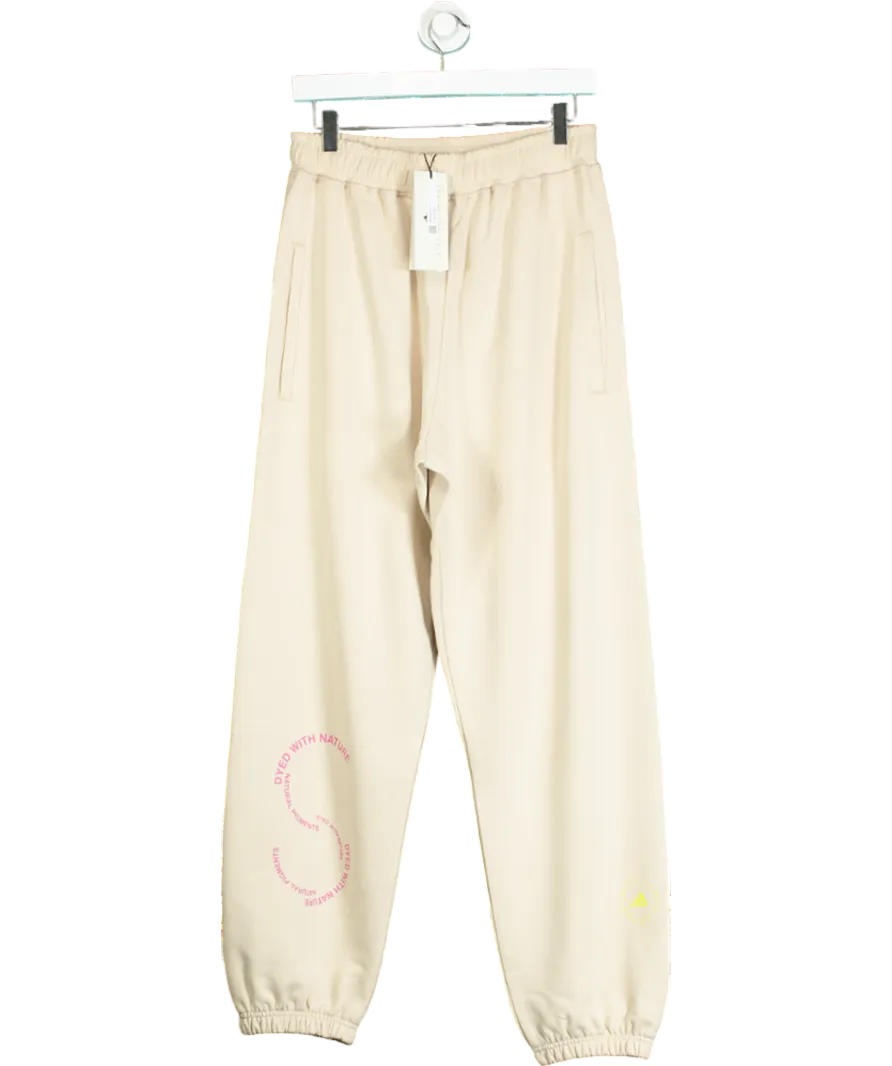 Adidas by Stella Mccartney Beige Printed Tracksuit Bottoms UK M