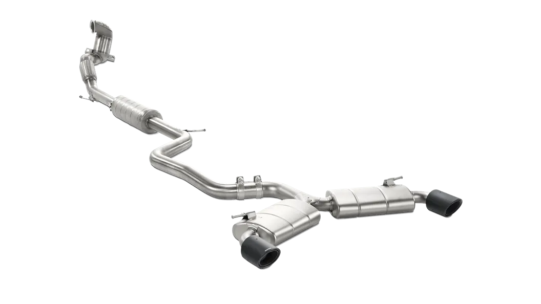 Akrapovic Golf GTI MK7 Evolution Exhaust System w/ Carbon Tail Pipe Set (Titanium)
