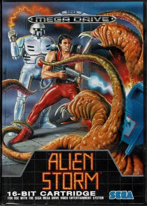 Alien Storm (slidt label på cart)