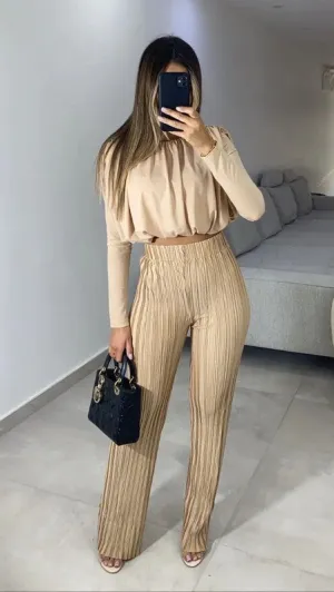 All Dazzled Up- Two Piece Pant Set