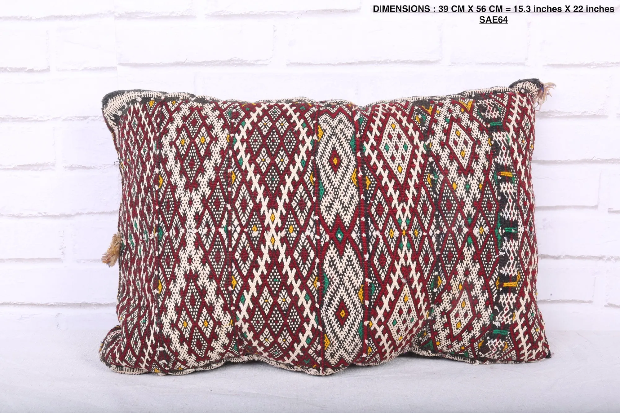 Amazing Moroccan Style Cushion 15.3 inches X 22 inches