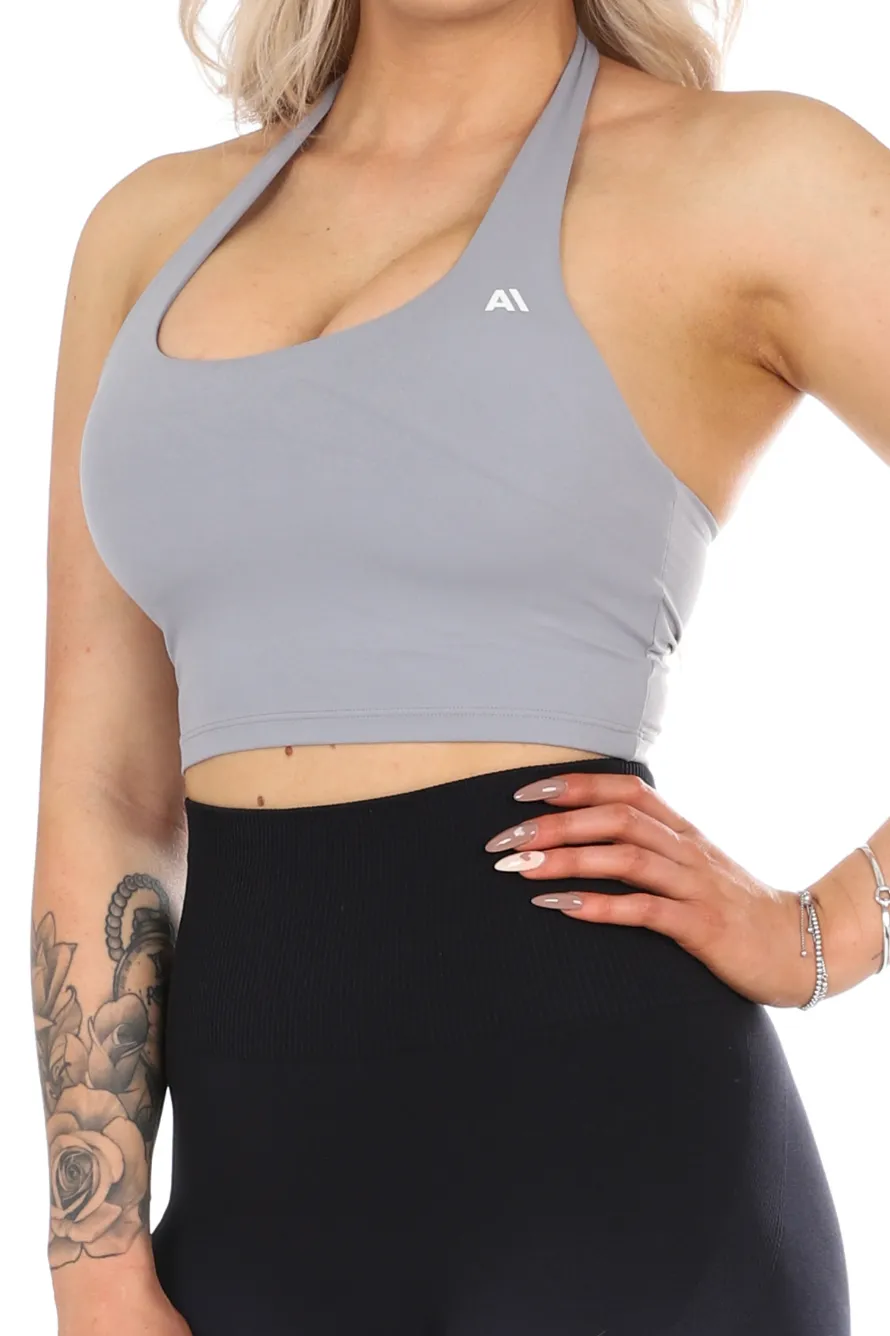 Anna Halter Bra Grey