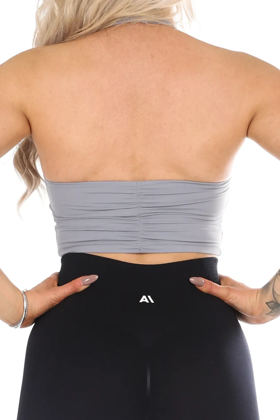 Anna Halter Bra Grey