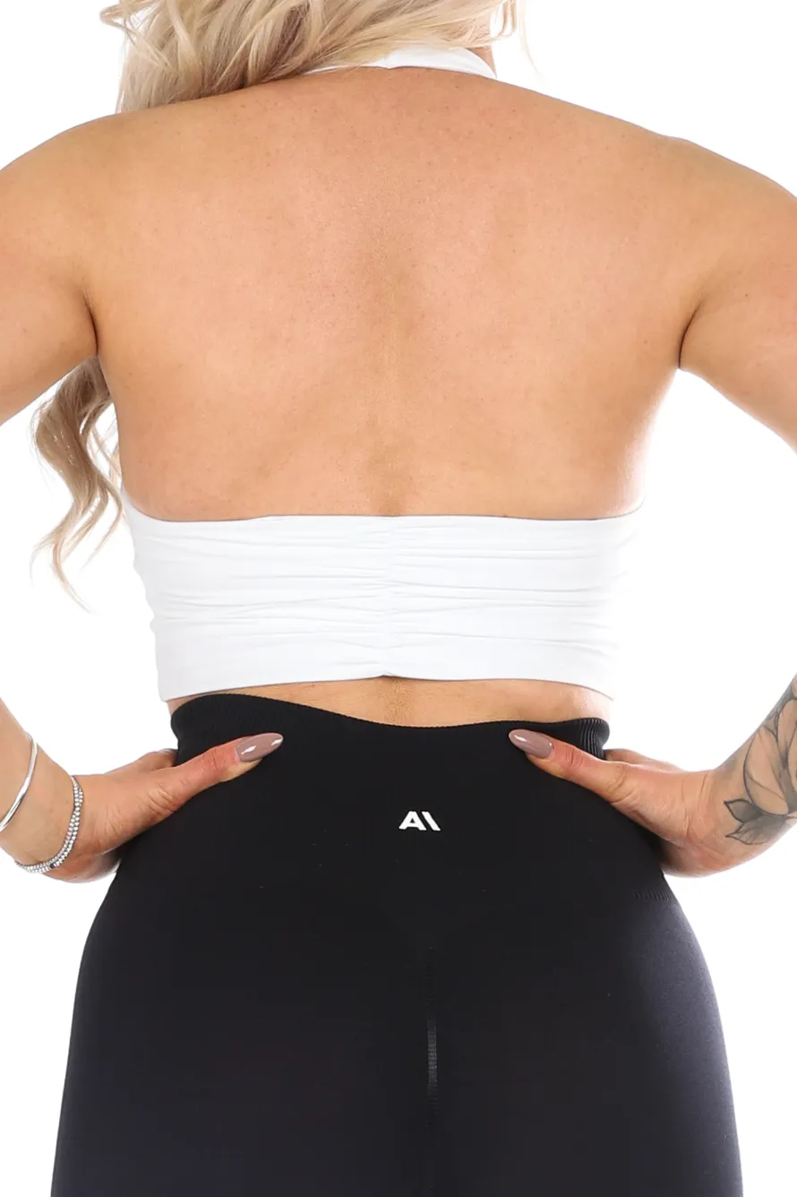 Anna Halter Bra White