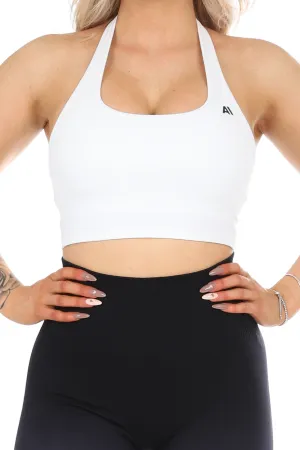 Anna Halter Bra White