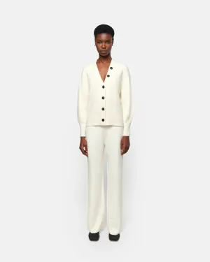 Apparis Anderson Ribbed Cardigan Cream