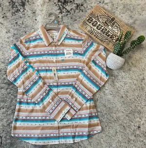 Ariat Womens Team Kirby L/S Shirt Fallon Serape Print
