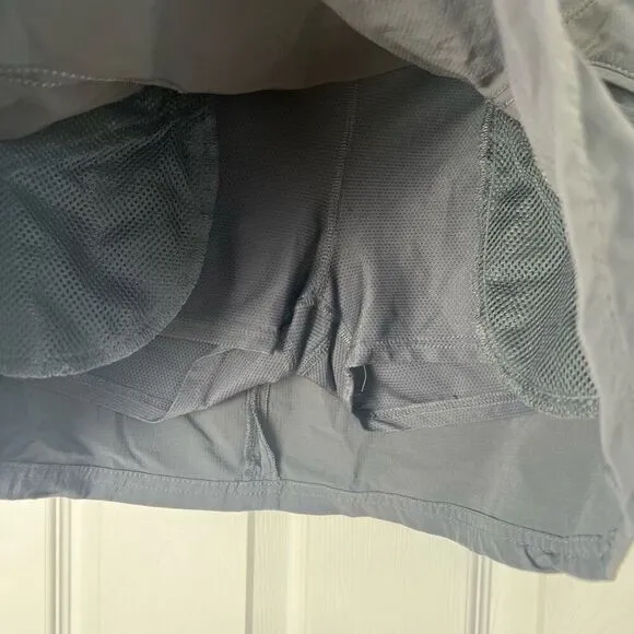 Athleta Cinch Ripstop Skort Asphalt Gray