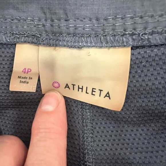 Athleta Cinch Ripstop Skort Asphalt Gray