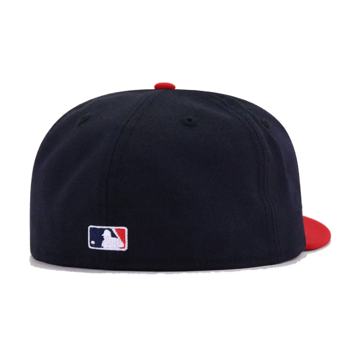 Atlanta Braves Navy Scarlet Cooperstown AC New Era 59Fifty Fitted