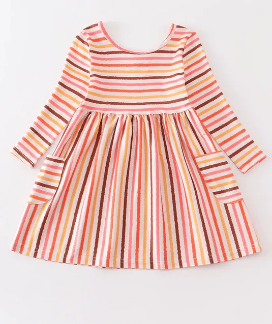 Autumn Stripe Playwear Dress