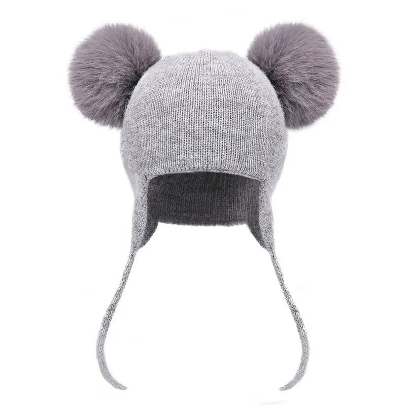 Baby Crochet Beanie Hat - Autumn & Winter Kids Hat