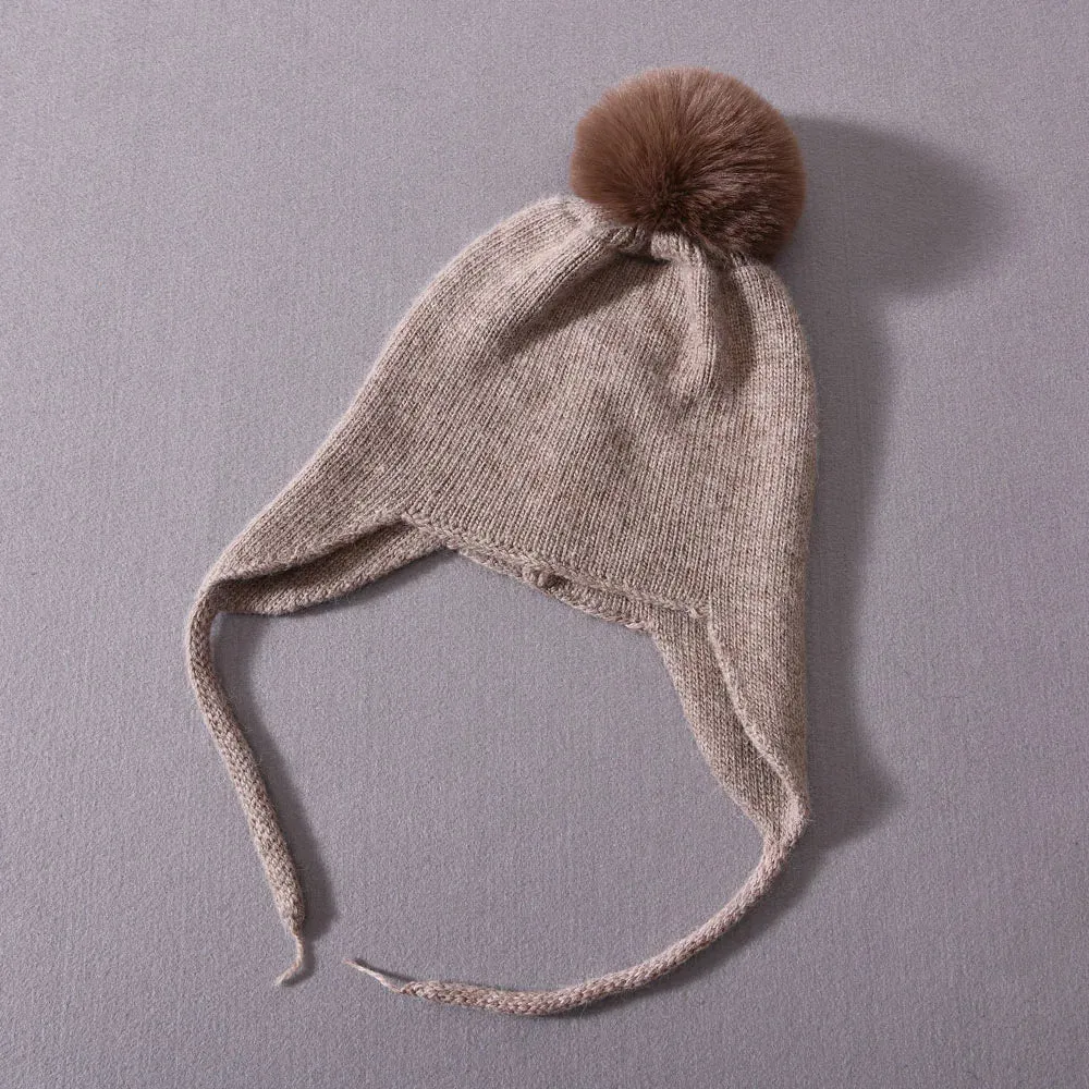 Baby Crochet Beanie Hat - Autumn & Winter Kids Hat