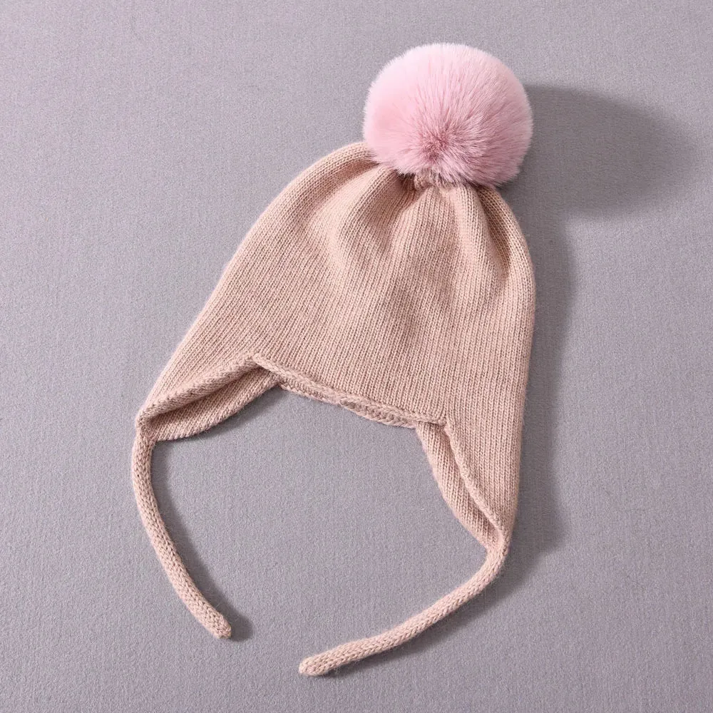 Baby Crochet Beanie Hat - Autumn & Winter Kids Hat