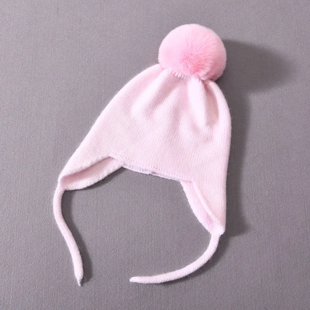 Baby Crochet Beanie Hat - Autumn & Winter Kids Hat