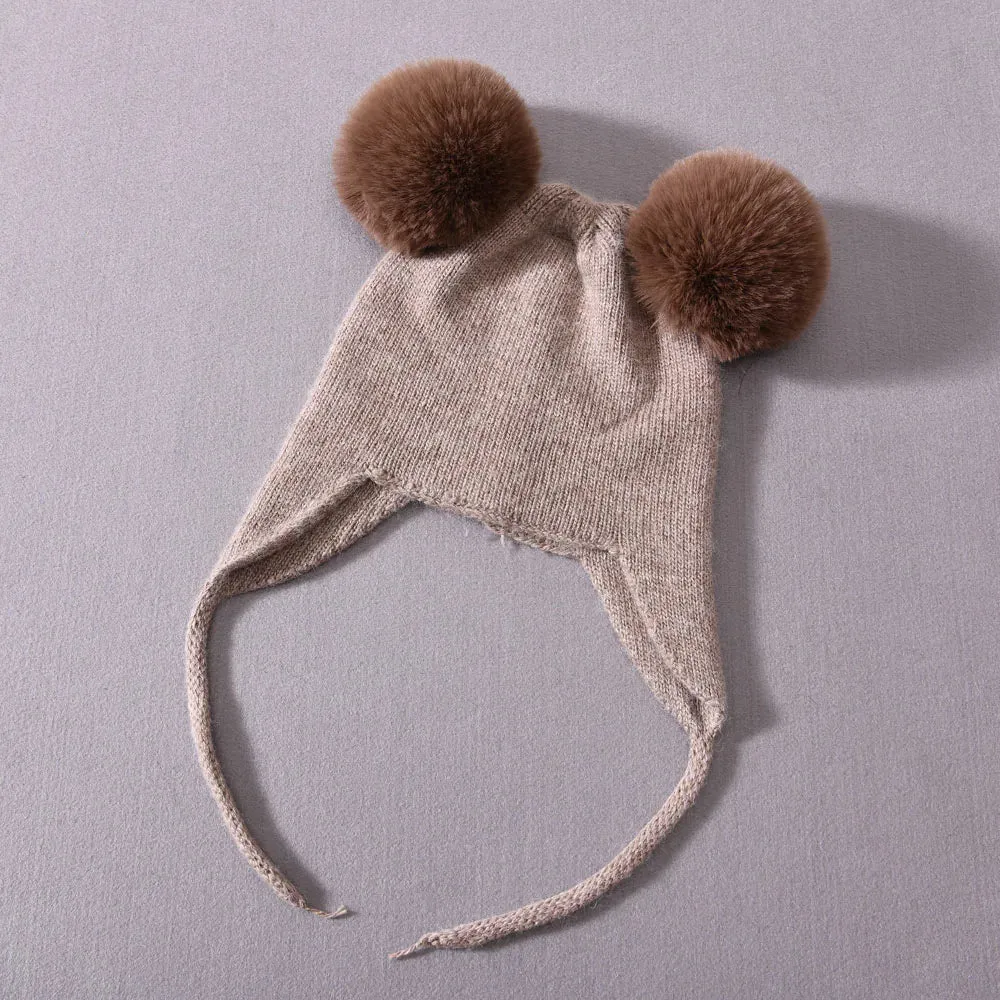 Baby Crochet Beanie Hat - Autumn & Winter Kids Hat