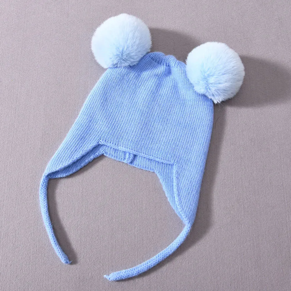 Baby Crochet Beanie Hat - Autumn & Winter Kids Hat