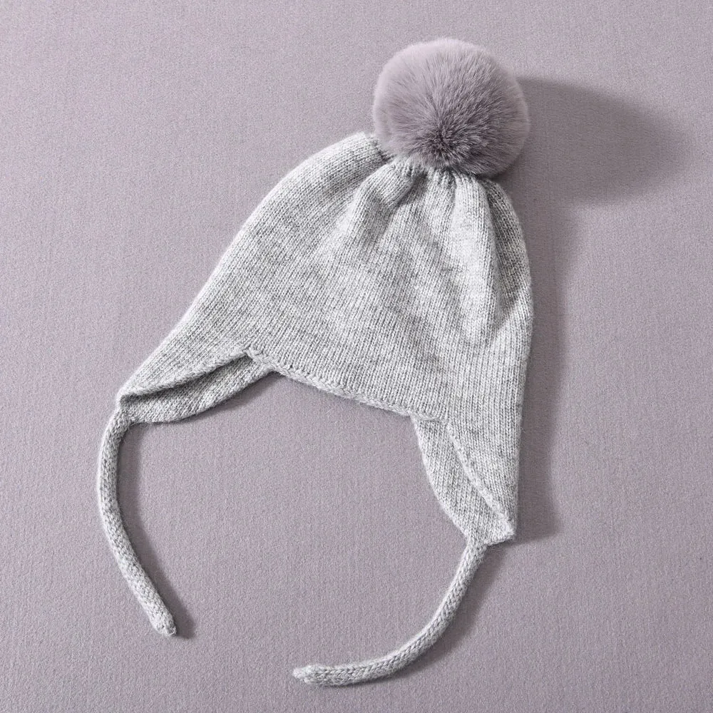 Baby Crochet Beanie Hat - Autumn & Winter Kids Hat