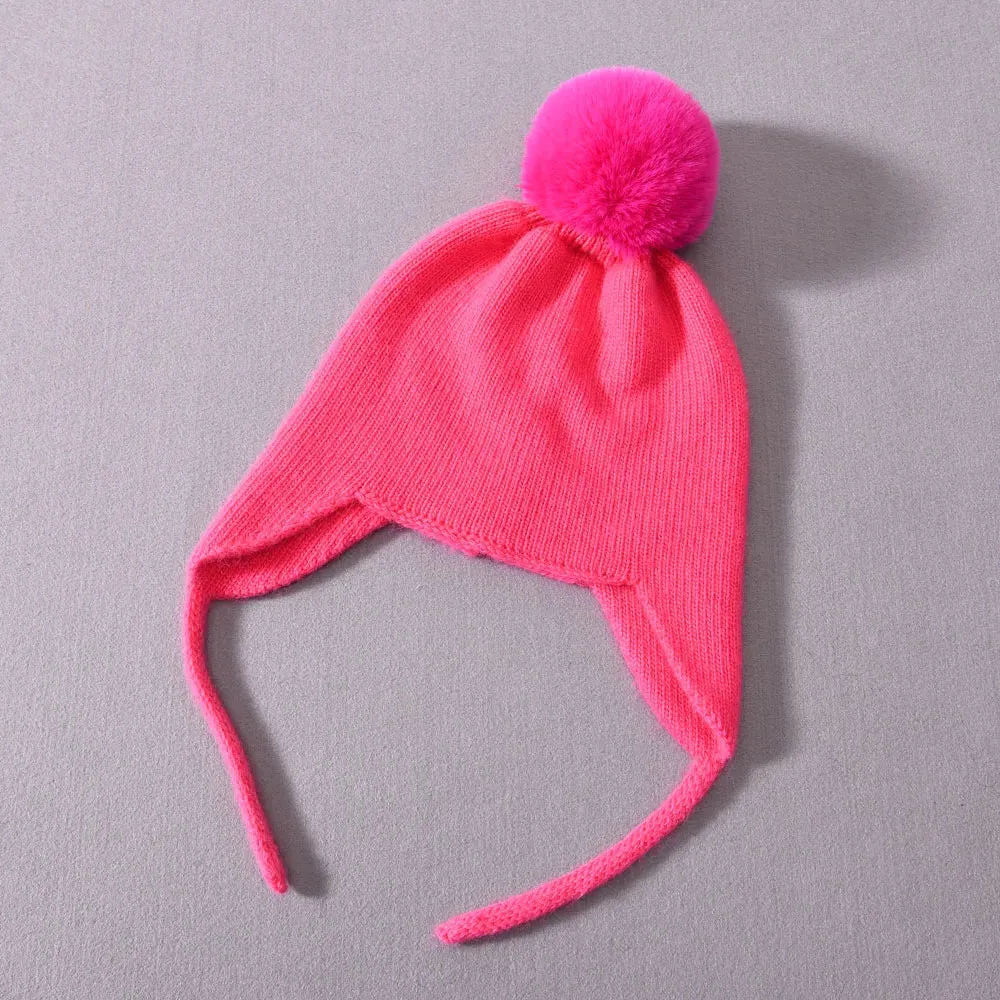 Baby Crochet Beanie Hat - Autumn & Winter Kids Hat