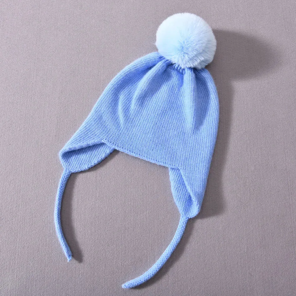 Baby Crochet Beanie Hat - Autumn & Winter Kids Hat