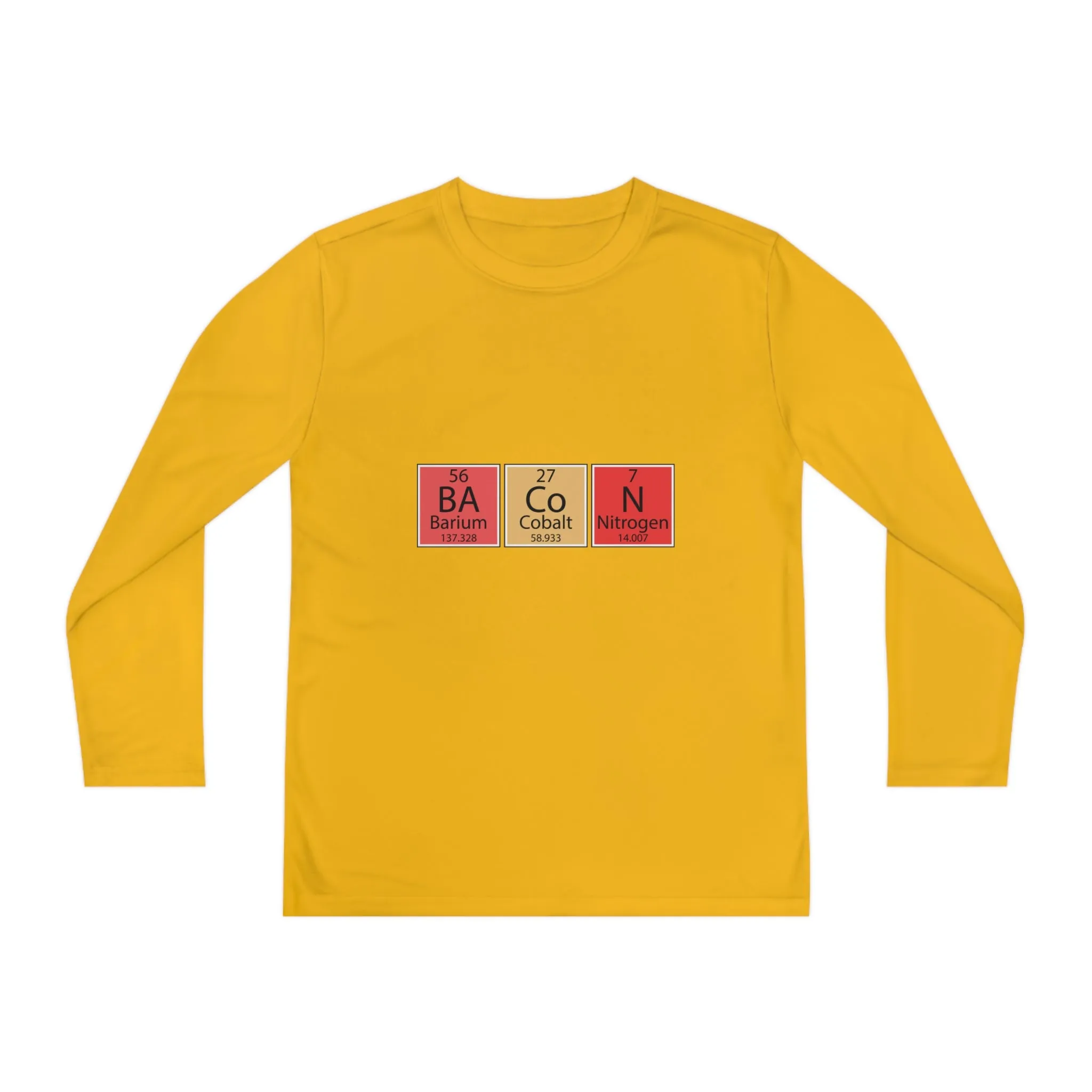 Bacon-Youth Long Sleeve Competitor Tee